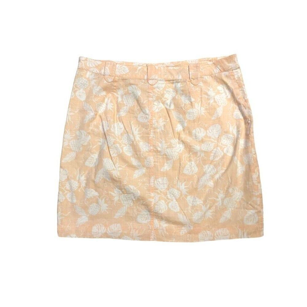 14 Brooks Brothers Reyn Spooner Hawaiin Skirt Collab Peach‎ Floral
